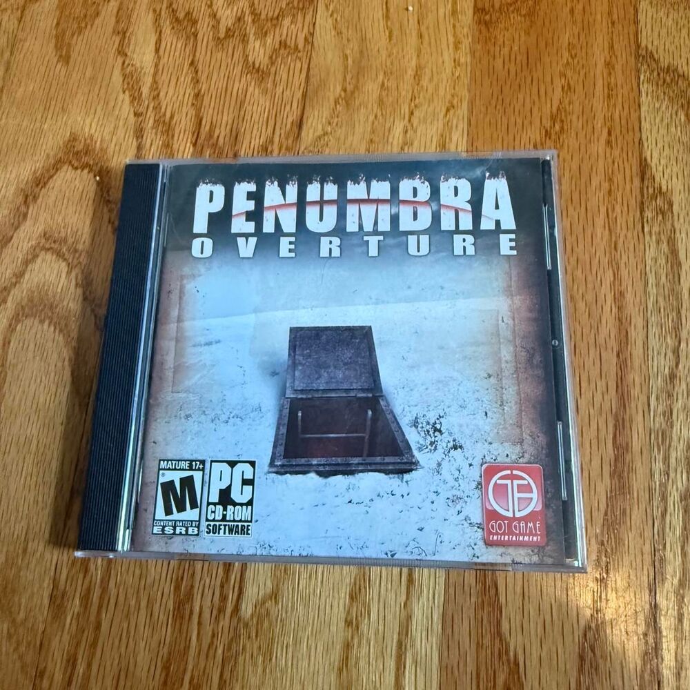 Penumbra Overture Got Game Entertainment Big Box Jewel Case First Edition